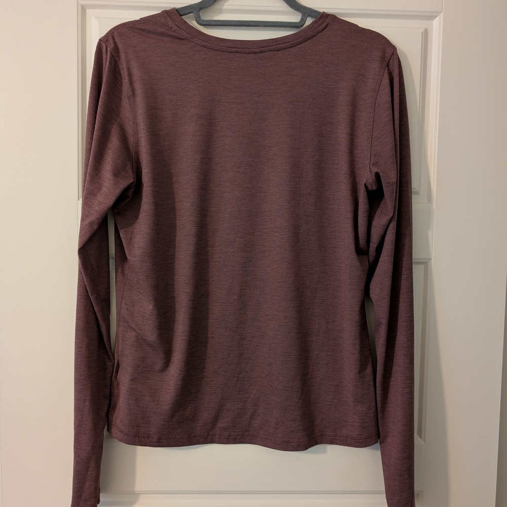 Vuori Large Women's Long Sleeve Top - dusty Light Purple - Picture 4 of 5